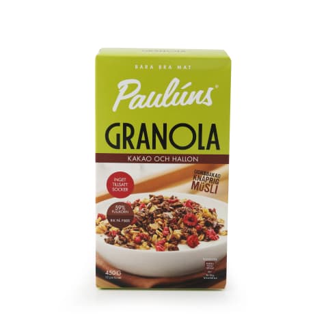 Granola Pauluns kakao 450g