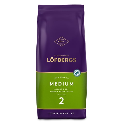 Kavos pupelės LOFBERGS MEDIUM ROAST, 1 kg