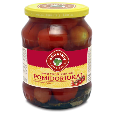 Vyšniniai pomidorai KKF, 680g/380g