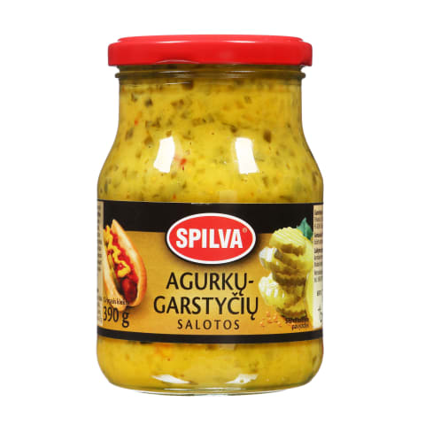 Agurkų ir garstyčių salotos SPILVA, 390g