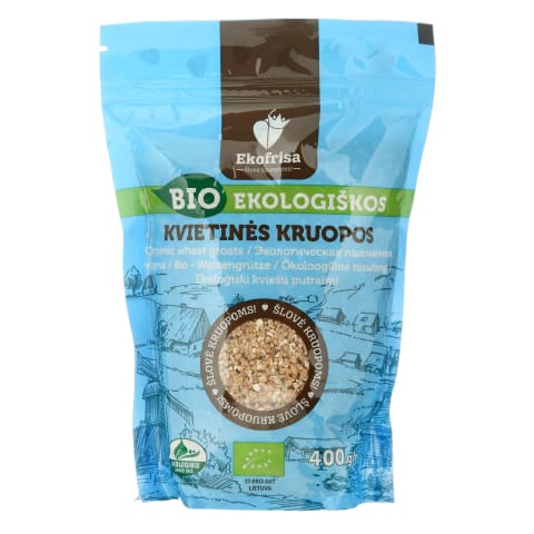 Ekologiškos kvietinės kruopos EKOFRISA, 400 g