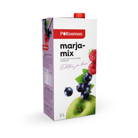 Mustsõstra-õuna-vaarika mahlajook, PÕLTSAMAA, 2 L
