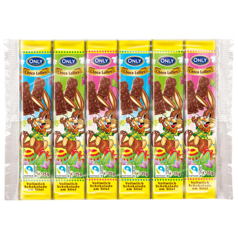 Täispiimašokolaad Lihavõtted Only 6x15g