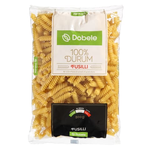 Makaronai FUSILLI DOBELE, 500 g