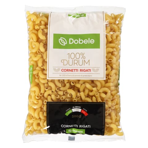 Makaronai CORNETTI RIGATI DOBELE, 500g
