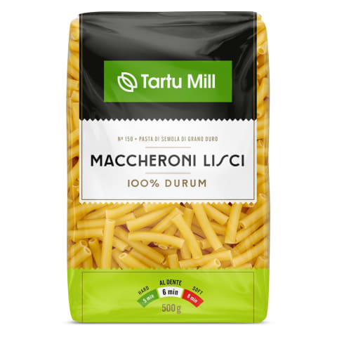 Makaronid Maccheroni Lisci Tartu Mill 500g