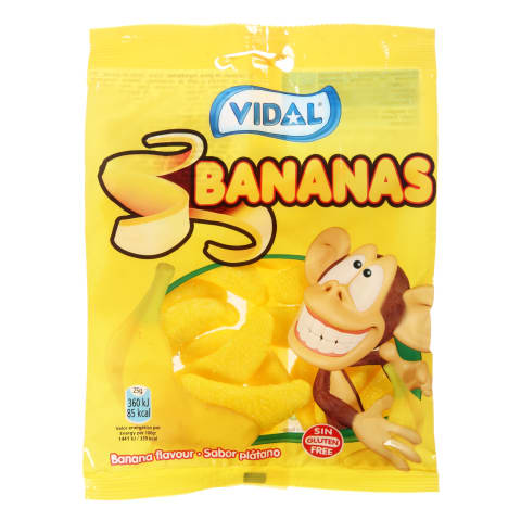 Guminukai VIDAL BANANAS, 100g