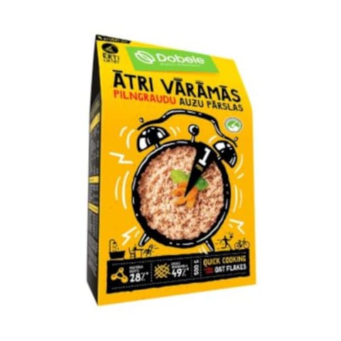 Auzu pārslas Dobele ātri vārāmās (kastē) 500g