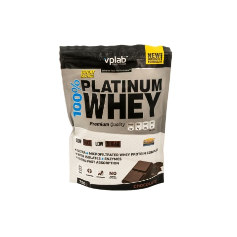 Sūkalu proteīns 100% Platinum Whey šok.750g