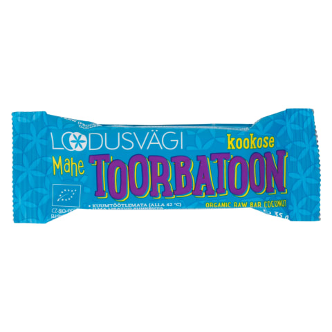 Loodusvägi toorbatoon 35g kookose