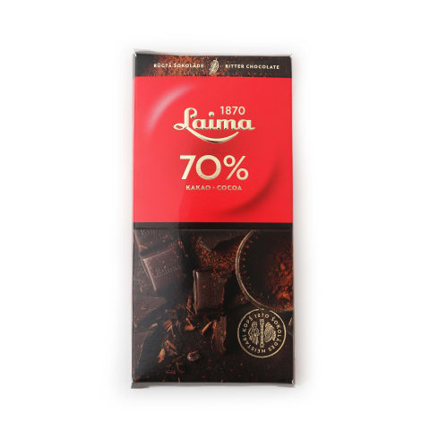 Rūgtā šokolāde Laima 70% 100g