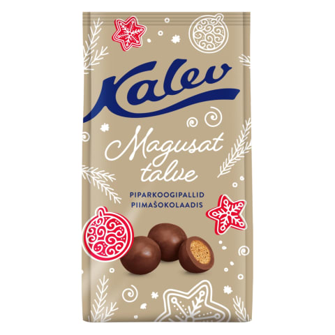 Piparkoogipallid piimašokolaadis, KALEV, 150 g