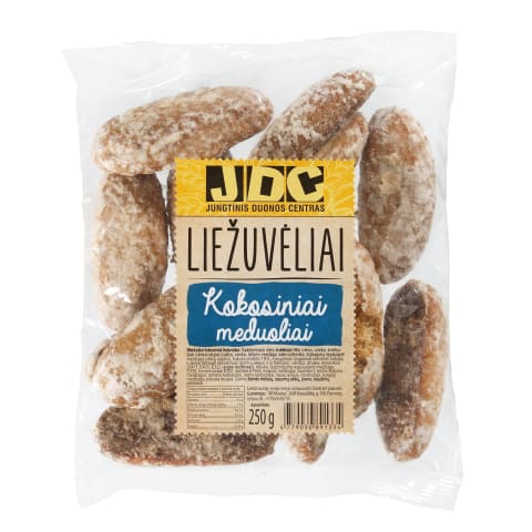 Meduoliai KOKOSINIAI LIEŽUVĖLIAI JDC, 250 g