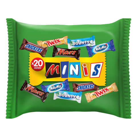Šokolādes konfektes Mixed minis bag 400g