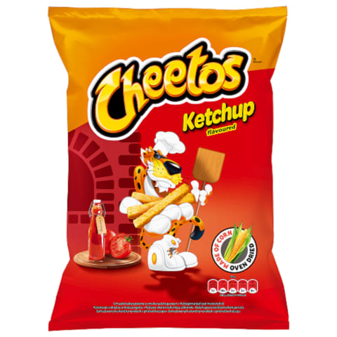 Kečupo skonio kukurūzų užkandis CHEETOS, 165g