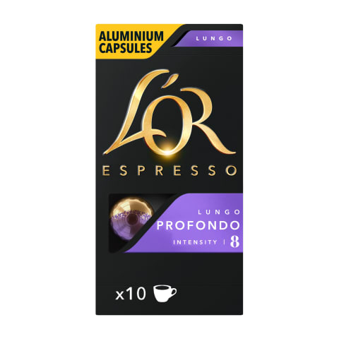 Kavos kapsulės L'OR PROFONDO, 10 vnt., 52g