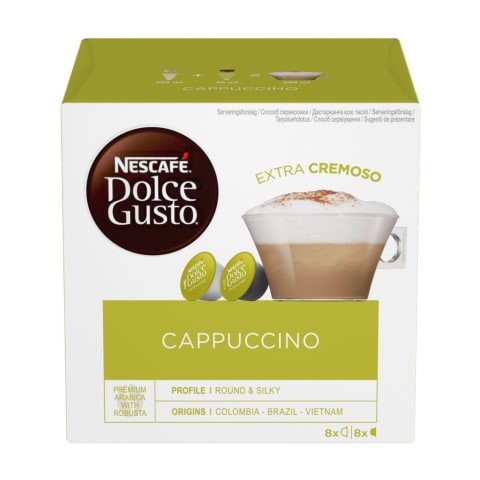 Kohvikapslid Cappuccino Dolce Gusto 186,4g