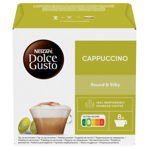 Kohvikapslid Cappuccino Dolce Gusto 186,4g