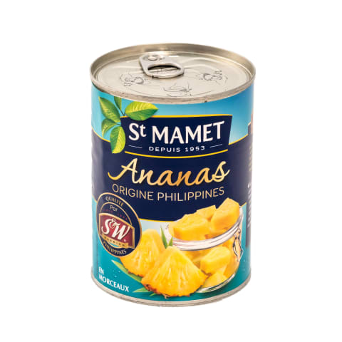 Ananasu gabaliņi Mamet sīrupā 570g/345g