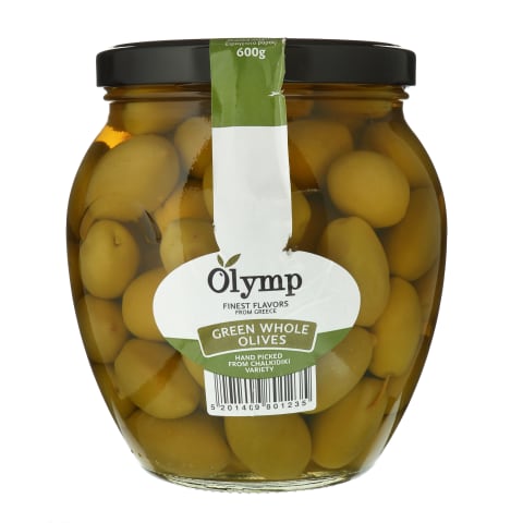Žaliosios alyvuogės su kauliuk., OLYMP, 1000g