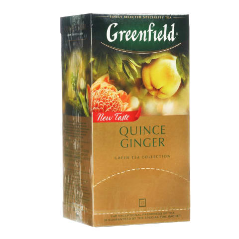 Žalioji arbata GREENFIELD QUINCE GINGER, 50g