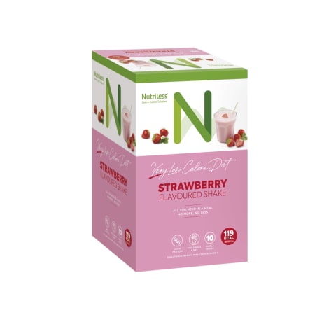 Braškių sk.kokteilis NUTRILESS, 330 g