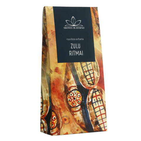 Raudonoji ROOIBOS arbata ZULU RITMAI, 80 g