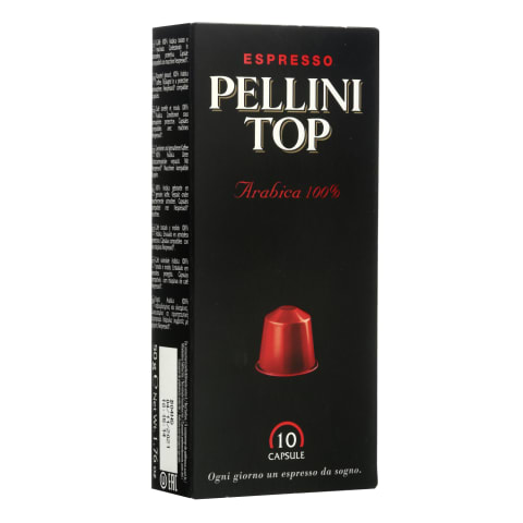 Kavos kapsulės PELLINI TOP, 10 vnt., 50g