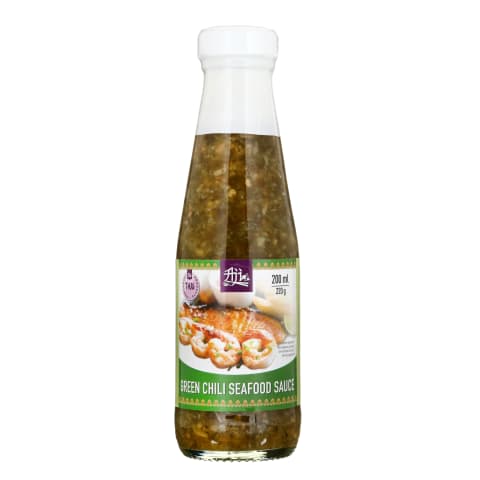 Žaliųjų aitriųjų paprikų padažas AJI, 200ml