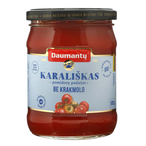 DAUMANTŲ KARALIŠKAS pom. padažas be kr., 500g