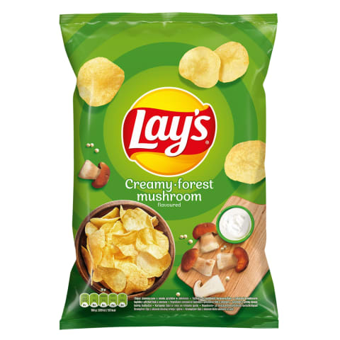 Gr. ir grybų sk. bulvių traškučiai LAYS, 130g