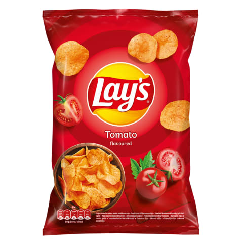 Pomidorų skonio bulvių traškučiai LAYS, 130 g