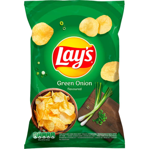 Kartupeļu čipsi Lay's ar zaļo lociņu g. 130g