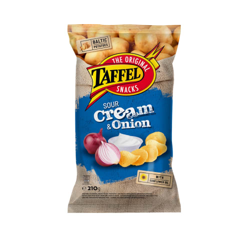 Kartulikrõps. hapuk.- sibul Taffel 210g
