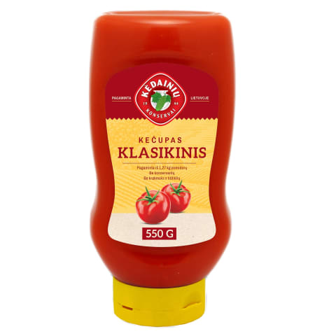 Klasikinis KĖDAINIŲ pomidorų padažas, 550g