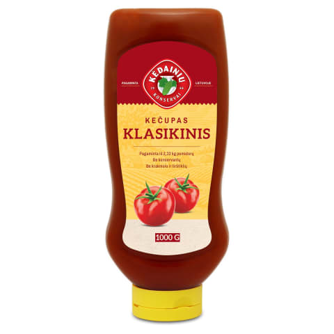 Klasikinis KĖDAINIŲ pomidorų kečupas, 1kg