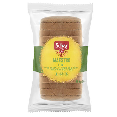 Gluteenivaba viilutatud sai seemnetega Vital, SCHÄR, 350 g