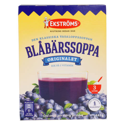 Mustikasupp, EKSTRÖMS, 465 g