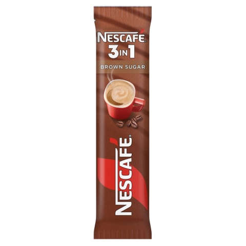 Kohv lahustuv 3in1 pruun suhkur Nescafe 16,5g