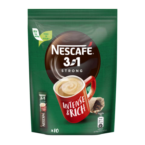 Kohv lahustuv 3in1 strong Nescafé 10x17g