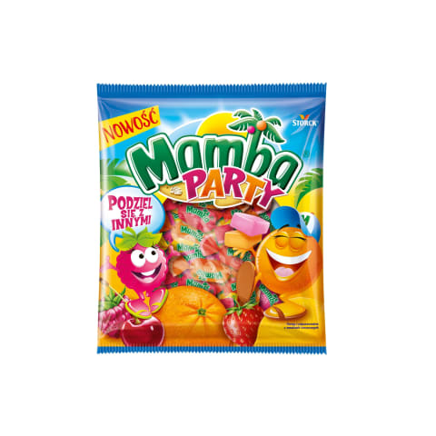 Košļājamās konfektes Mamba Party 150g