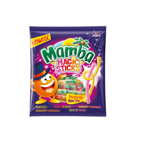 Kramt. saldainiai MAMBA MAGIC STICKS, 150 g