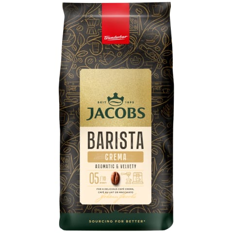 Kohvioad Barista Crema, JACOBS, 1 kg