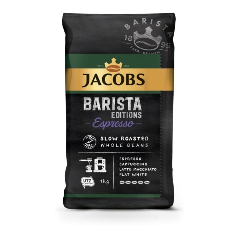 Kavos pupelės JACOBS BARISTA ESPRESSO, 1 kg