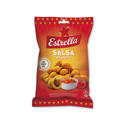 Röst. salsamaits. maapähklid Estrella 140 g