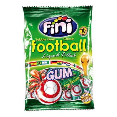 Košļājamā gumija Fini Football ar pild. 80g
