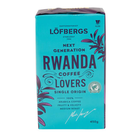 Kafija maltā Lofbergs Rwanda Ra 450gr