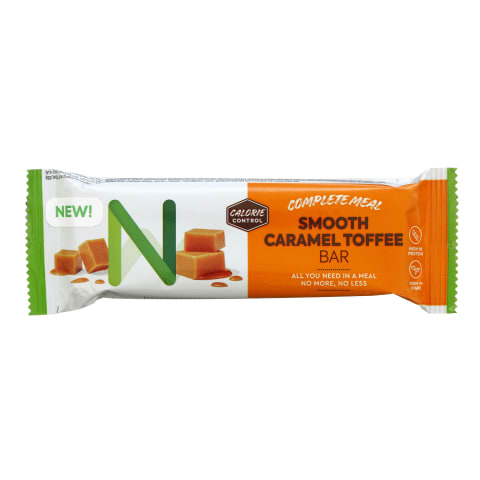 Karamelės skonio batonėlis NUTRILESS, 56 g