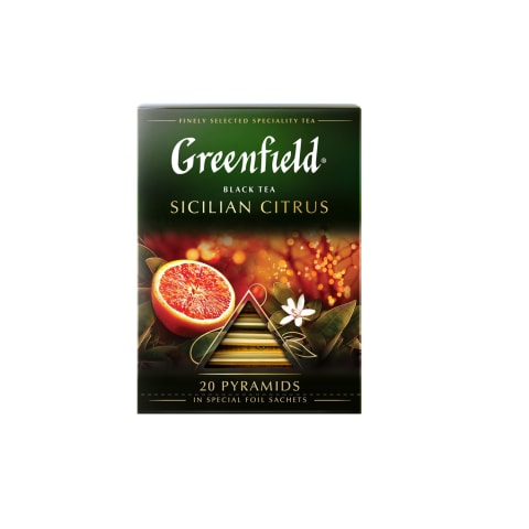 Melnā tēja Greenfield Sicīlijas citrusi 36g