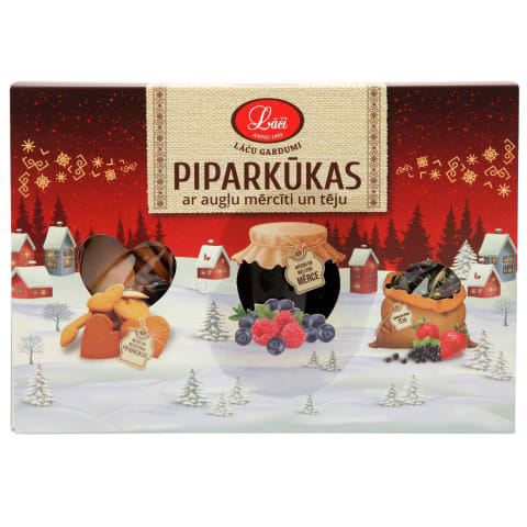 Piparkūkas Lāči ar mērcīti un augļu tēju 350g